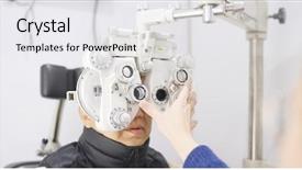  Presentation with senior asian - PPT theme featuring sight older - senior asian man doing eye background and a white colored foreground