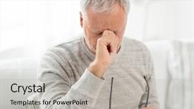  Presentation with old age - Beautiful slides featuring sight older - stress old age and people backdrop and a light gray colored foreground