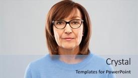  Presentation with old people - Beautiful PPT layouts featuring sight older - vision and old people concept backdrop and a light blue colored foreground