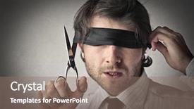  Presentation with search - Cool new PPT theme with sightless - search for freedom backdrop and a  colored foreground