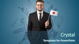  Presentation with elegant - Cool new slides with sightseeing concept on the background backdrop and a  colored foreground