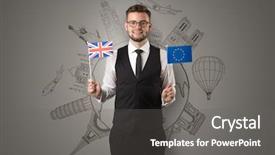  Presentation with elegant - Audience pleasing PPT layouts consisting of sightseeing concept on the background backdrop and a  colored foreground