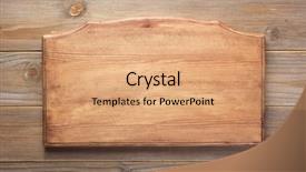  Presentation with texture - Cool new slides with sign board and wooden background backdrop and a coral colored foreground