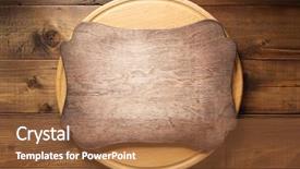  Presentation with retro - Amazing theme having sign board at dark wood backdrop and a  colored foreground