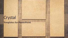  Presentation with texture - PPT layouts consisting of sign board at wooden background background and a coral colored foreground