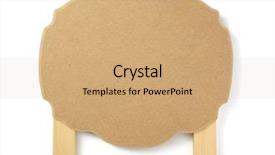  Presentation with blue aged wood sign - Beautiful slides featuring sign board isolated on white backdrop and a  colored foreground