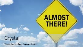  Presentation with motivation - Amazing PPT theme having sign concept for business motivation backdrop and a light blue colored foreground