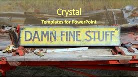  Presentation with yard sign - Cool new slide set with sign found in a yard backdrop and a violet colored foreground