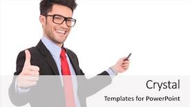  Presentation with pen - Slide deck with her energy is endless background and a light gray colored foreground