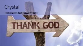  Presentation with wooden - Colorful slides enhanced with sign on a beautiful day backdrop and a light blue colored foreground