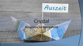  Presentation with map - Presentation design featuring various decorations on the wooden table ornaments for new year background and a tawny brown colored foreground