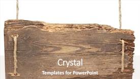  Presentation with old fishing boat - Beautiful PPT theme featuring sign post - old notice board backdrop and a coral colored foreground