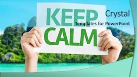  Presentation with keep calm - PPT layouts with sign post 2015 - keep calm card background and a arctic colored foreground