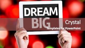  Presentation with dream smp - Beautiful presentation design featuring sign saying change - tablet pc with text dream backdrop and a tawny brown colored foreground