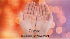  Presentation with close up of digital multimeter - Beautiful PPT theme featuring sign up purple - digital composite of close-up backdrop and a  colored foreground