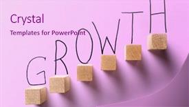  Presentation with business growth - Audience pleasing presentation theme consisting of sign up purple - growth business violet color concept backdrop and a pink colored foreground