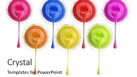  Presentation with nail - PPT theme consisting of sign up purple - nail polish isolated on white background and a white colored foreground