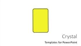  Presentation with road yellow - Presentation design consisting of sign-yellow-sign-isolated background and a white colored foreground