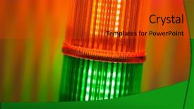  Presentation with signal - Cool new presentation theme with signal lights backdrop and a red colored foreground