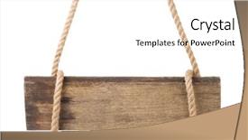  Presentation with signboard - PPT theme having  background and a  colored foreground