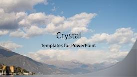  Presentation with map navigation seas italy - Cool new slides with silent hill - como lake italy panoramic view backdrop and a light blue colored foreground