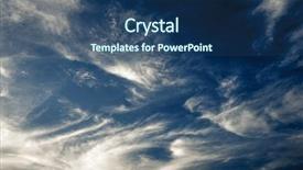  Presentation with dark blue sky stars - Amazing presentation theme having silent night - dark blue evening sky backdrop and a ocean colored foreground