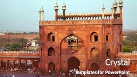  Presentation with masjid - Cool new theme with sleep apnea word cloud concept backdrop and a black colored foreground