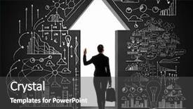  Presentation with black hole - Audience pleasing PPT theme consisting of analyze organization - promotion product strategy marketing concept backdrop and a light gray colored foreground.