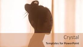  Presentation with asian - PPT theme enhanced with silhouette-of-the-young-asian background and a  colored foreground