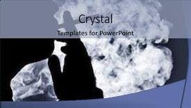  Presentation with smoke - Slide deck featuring sign directions with question words isolated on white background 3d render background and a white colored foreground