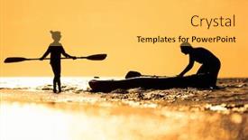  Presentation with silhouettes family - Cool new presentation with silhouettes-family-of-mother backdrop and a light gray colored foreground