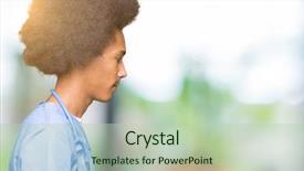  Presentation with children doctor african - Beautiful theme featuring silhouettes nurses - young african american doctor man backdrop and a mint green colored foreground