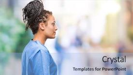  Presentation with african american collaboration - Cool new theme with silhouettes nurses - young braided hair african american backdrop and a  colored foreground