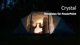  Presentation with children playing - Cool new slides with silhouettes-of-children-playing backdrop and a black colored foreground