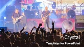  Presentation with people enjoying - Amazing presentation design having silhouettes-of-people-enjoying-live backdrop and a wine colored foreground