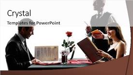  Presentation with lovers - Amazing presentation having silhouettes on white background backdrop and a  colored foreground