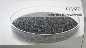  Presentation with petri dish - Beautiful presentation featuring silicon-carbide-in-petri-dish backdrop and a white colored foreground