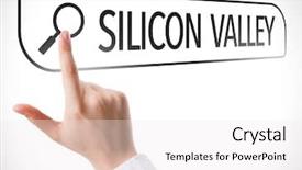  Presentation with silicon valley - Presentation design consisting of silicon valley written in search background and a white colored foreground