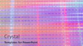  Presentation with integrated circuits - Slide deck featuring silicon-wafer-with-microchips-used background and a coral colored foreground