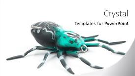  Presentation with spider - PPT layouts featuring silicone-spider-top-water-bait background and a white colored foreground