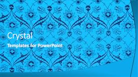  Presentation with silk - Amazing PPT theme having silk cloth and hand painted flowers background backdrop and a teal colored foreground
