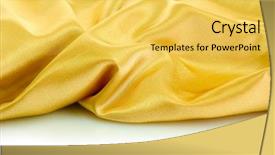  Presentation with blank whiteboard isolated on white - Presentation theme featuring silk drape isolated on white background and a yellow colored foreground