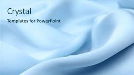 Presentation with satin - Slide deck having silk industry - blue satin background background and a sky blue colored foreground