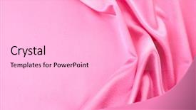  Presentation with pink satin - Presentation theme having silk industry - elegant soft pink satin texture background and a lemonade colored foreground