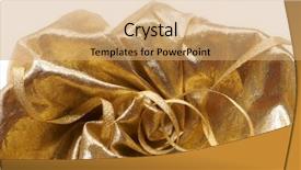  Presentation with silk industry - Beautiful presentation theme featuring silk industry - fashionable gold fabric fashion backdrop and a  colored foreground