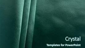  Presentation with silk industry - Audience pleasing theme consisting of silk industry - full frame of satin textile backdrop and a forest green colored foreground