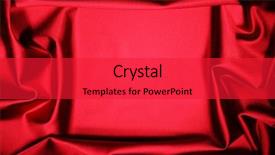  Presentation with silk industry - Cool new theme with silk industry - red satin background backdrop and a red colored foreground