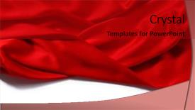  Presentation with silk industry - Audience pleasing slides consisting of silk industry - red satin background backdrop and a crimson colored foreground