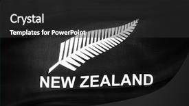  Presentation with fern - Amazing slides having silky new zealand silver fern backdrop and a dark gray colored foreground