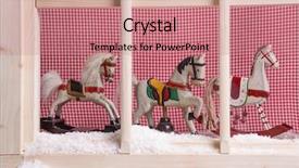  Presentation with christmas borders grunge border decoration - Slide deck enhanced with sill christmas decoration rocking horse background and a  colored foreground